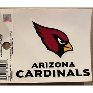 Arizona Cardinals NFL Football Vinyl Sticker‎ Car Window Decal Reusable Cling